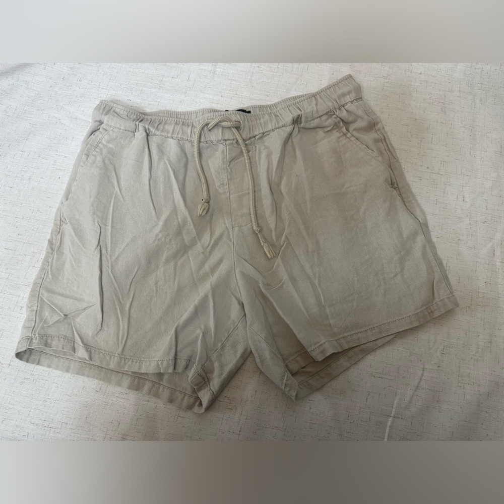 ASOS Tan Bermudas Relaxed Fit Cotton Blend 🤍🤍 - Picture 2 of 11